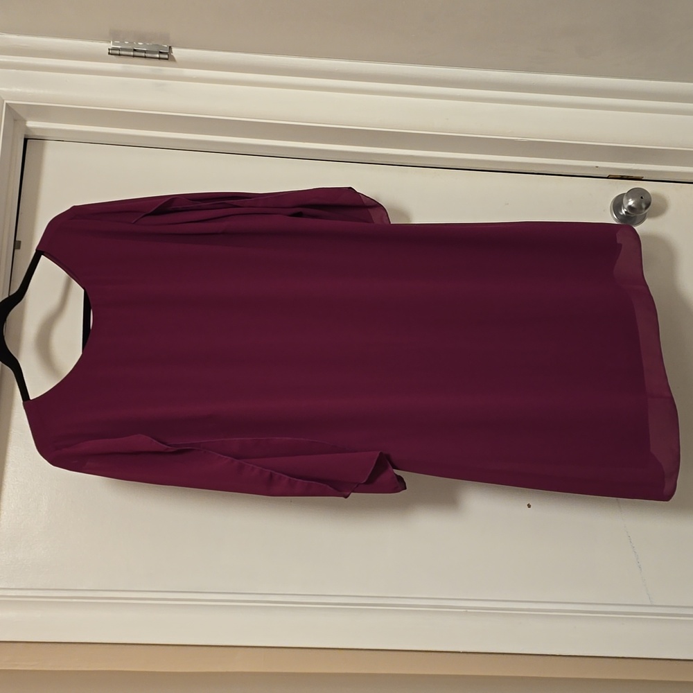 Mid length chiffon dress size 12 NWOT Amazon